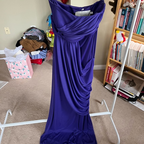 Purple dress from David’s Bridal. Size 4 - Picture 1 of 4